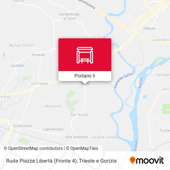Mappa Ruda Piazza Libertà (Fronte 4)