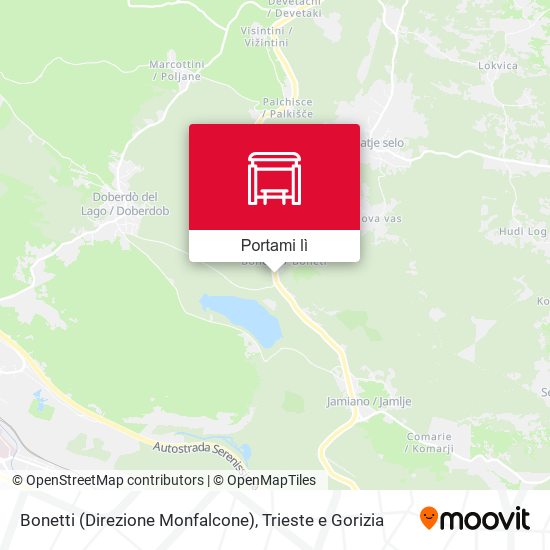 Mappa Bonetti (Direzione Monfalcone)