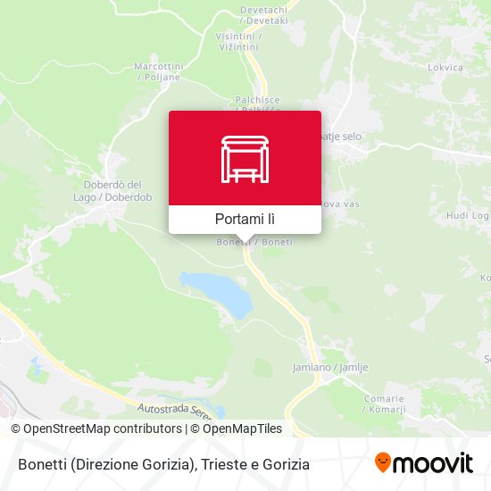 Mappa Bonetti (Direzione Gorizia)