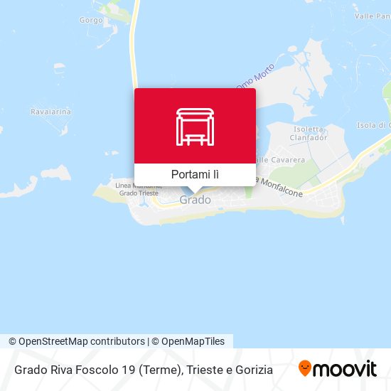 Mappa Grado Riva Foscolo 19 (Terme)