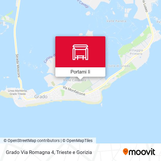 Mappa Grado Via Romagna 4