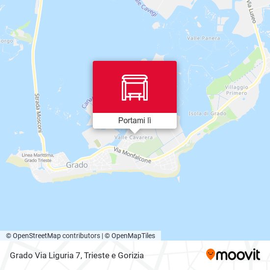 Mappa Grado Via Liguria 7