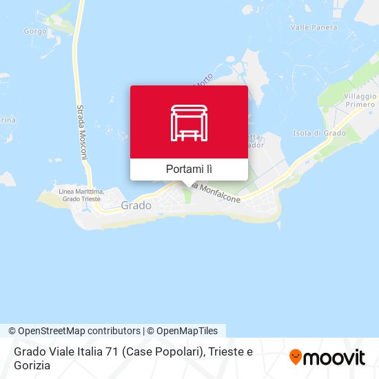 Mappa Grado Viale Italia 71 (Case Popolari)