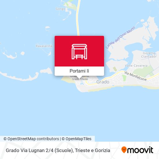 Mappa Grado Via Lugnan 2/4 (Scuole)