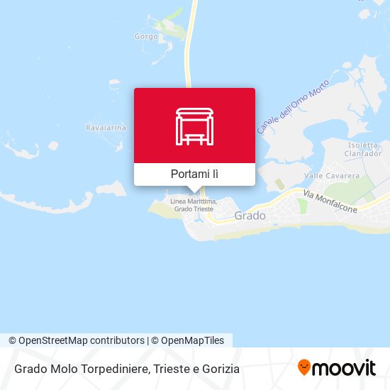 Mappa Grado Molo Torpediniere