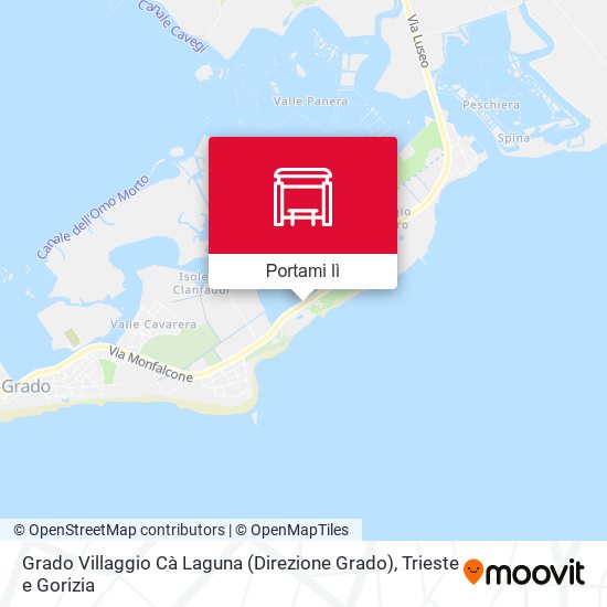 Mappa Grado Villaggio Cà Laguna (Direzione Grado)