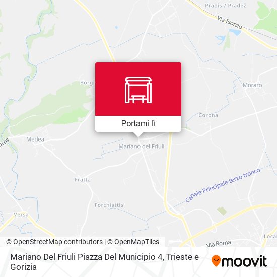 Mappa Mariano Del Friuli Piazza Del Municipio 4