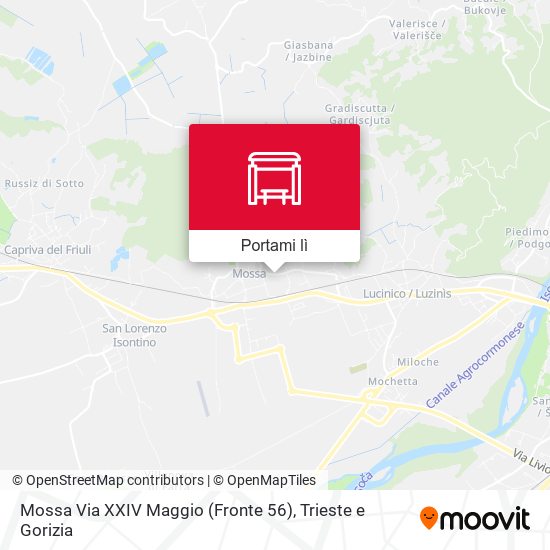 Mappa Mossa Via XXIV Maggio (Fronte 56)