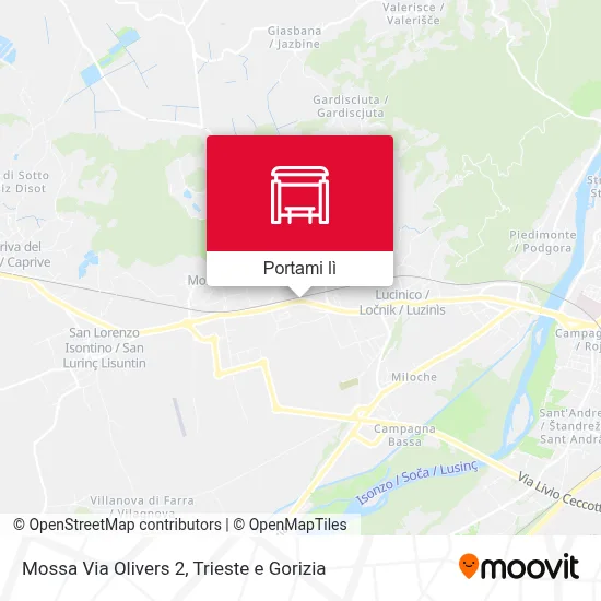 Mappa Mossa Via Olivers 2