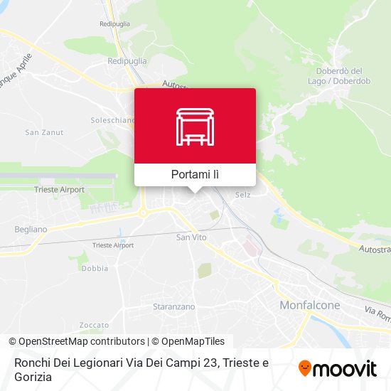 Mappa Ronchi Dei Legionari Via Dei Campi 23