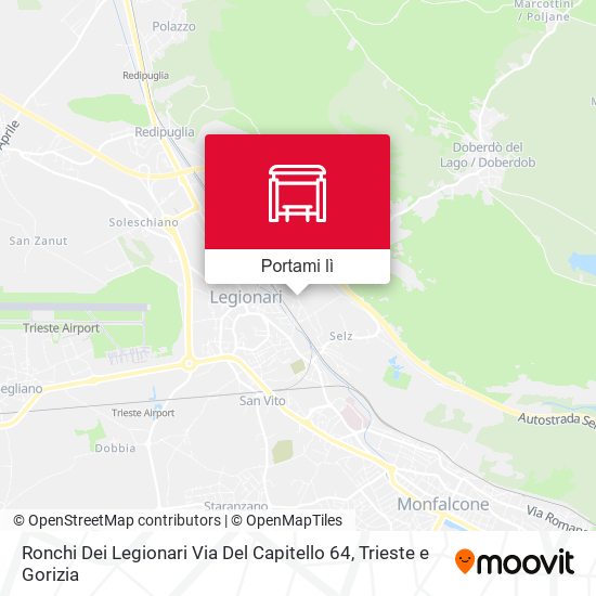 Mappa Ronchi Dei Legionari Via Del Capitello 64