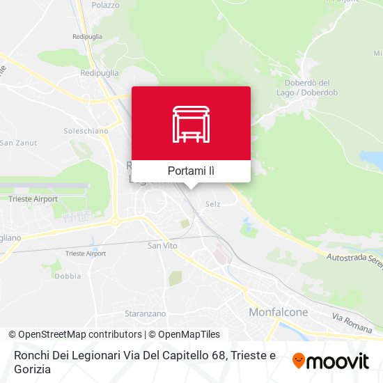 Mappa Ronchi Dei Legionari Via Del Capitello 68
