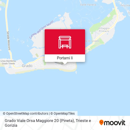 Mappa Grado Viale Orsa Maggiore 20 (Pineta)