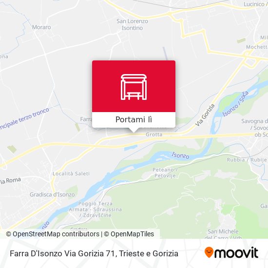 Mappa Farra D'Isonzo Via Gorizia 71