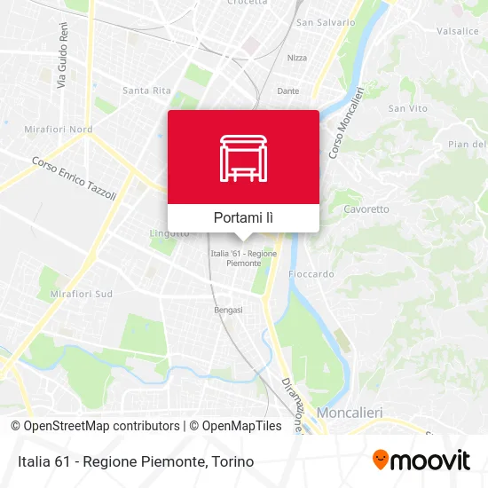 Mappa Italia 61 - Regione Piemonte