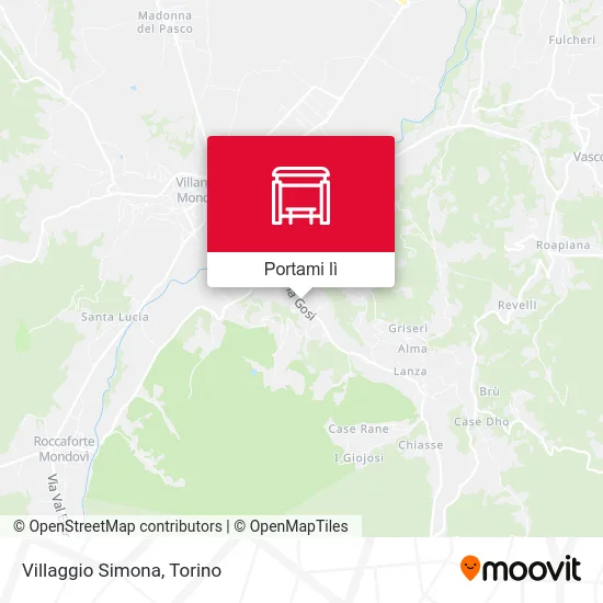 Mappa Villaggio Simona