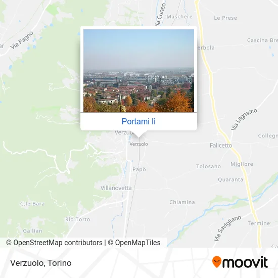 Mappa Verzuolo