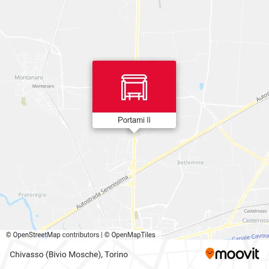 Mappa Chivasso (Bivio Mosche)