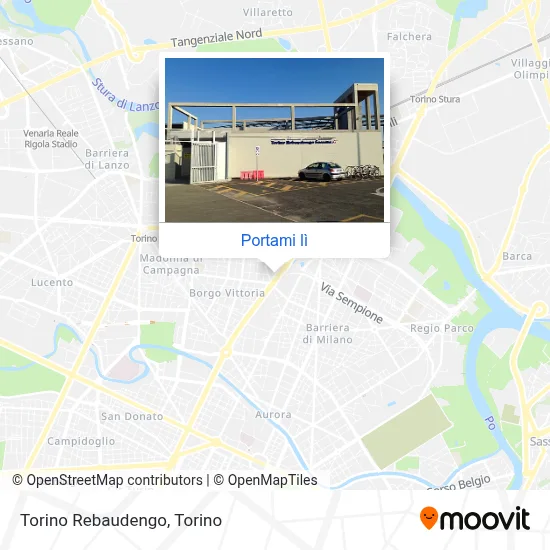 Mappa Torino Rebaudengo