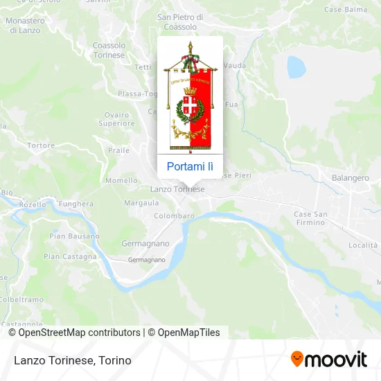 Mappa Lanzo Torinese