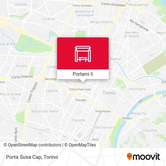 Mappa Porta Susa Cap