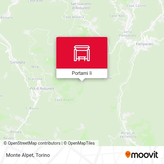 Mappa Monte Alpet