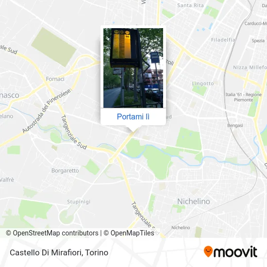 Mappa Castello Di Mirafiori