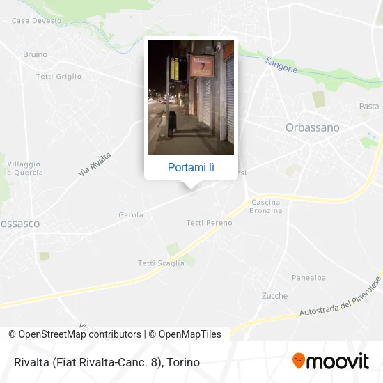 Mappa Rivalta (Fiat Rivalta-Canc. 8)