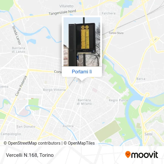 Mappa Vercelli N.168