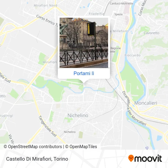 Mappa Castello Di Mirafiori