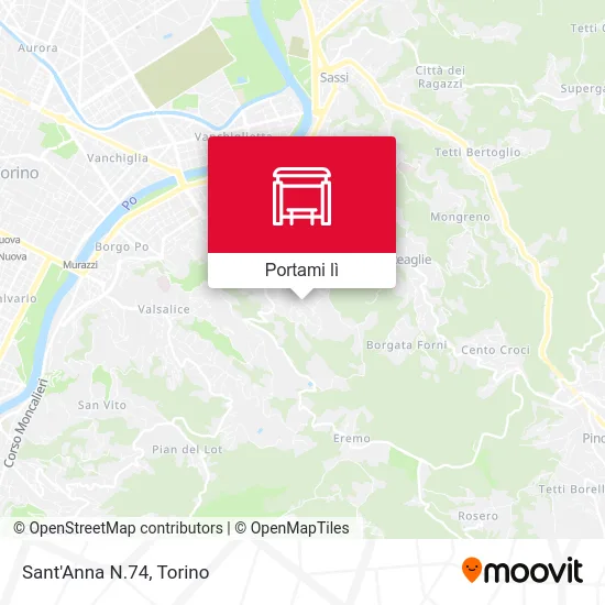 Mappa Sant'Anna N.74