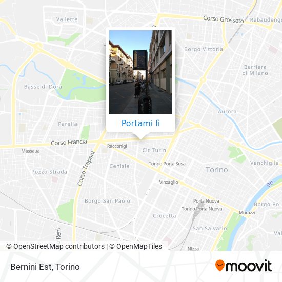 Mappa Bernini Est