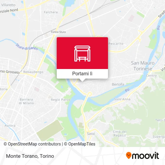 Mappa Monte Torano