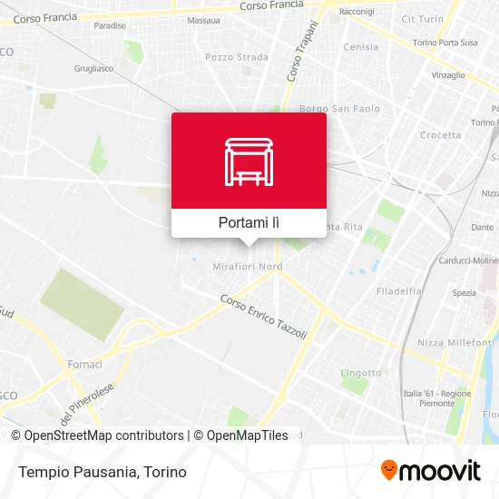 Mappa Tempio Pausania