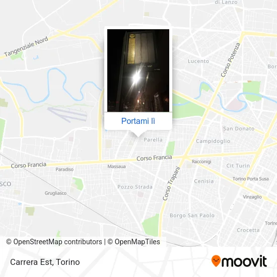 Mappa Carrera Est