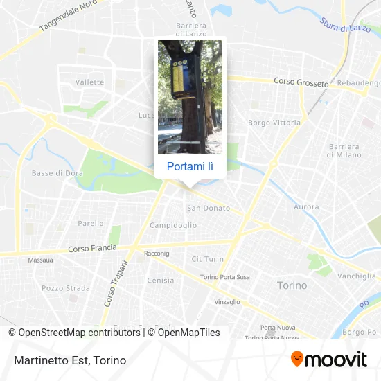 Mappa Martinetto Est