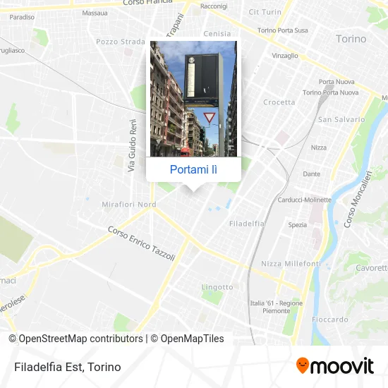 Mappa Filadelfia Est