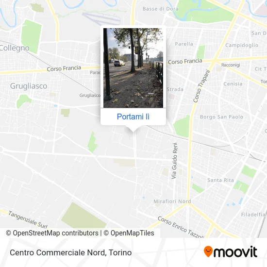 Mappa Centro Commerciale Nord