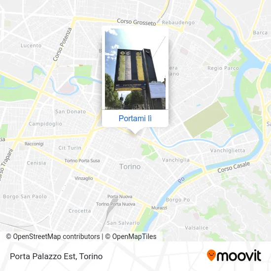 Mappa Porta Palazzo Est