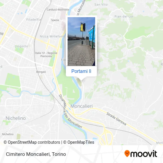 Mappa Cimitero Moncalieri