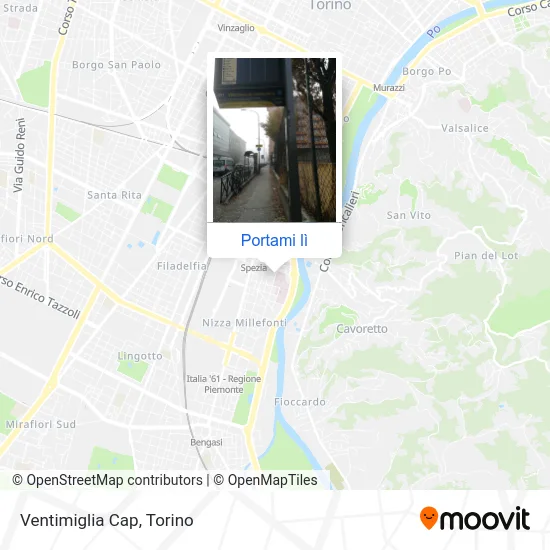 Mappa Ventimiglia Cap