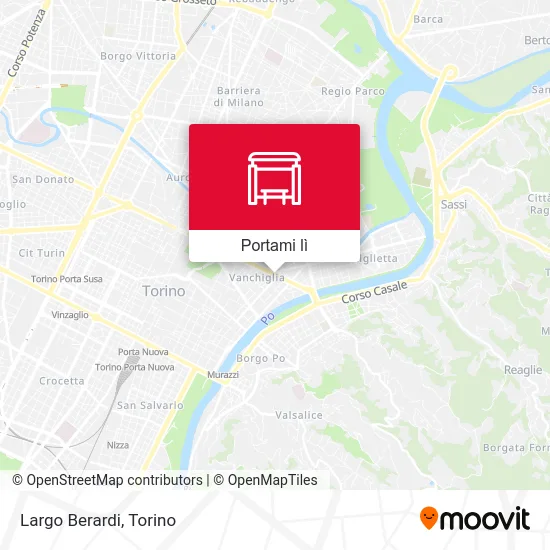 Mappa Largo Berardi