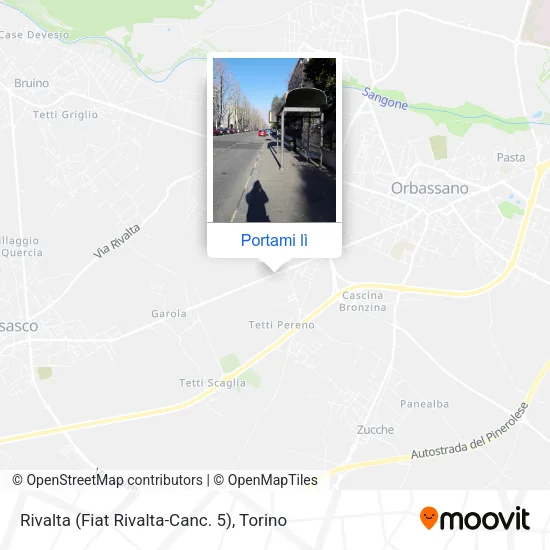 Mappa Rivalta (Fiat Rivalta-Canc. 5)