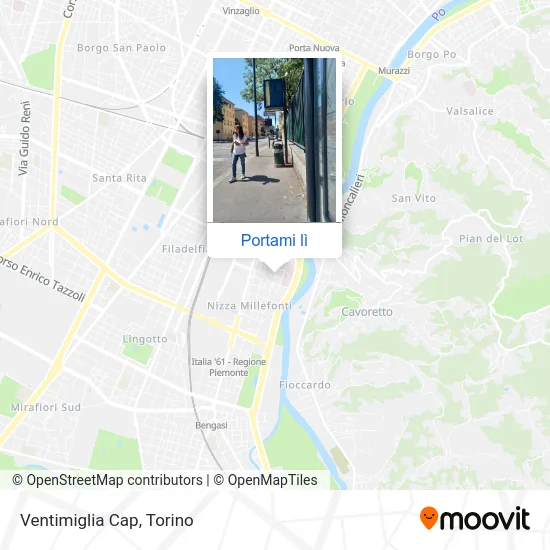 Mappa Ventimiglia Cap