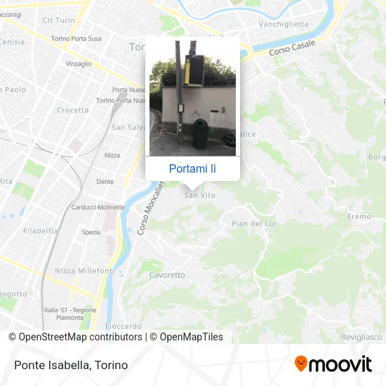 Mappa Ponte Isabella