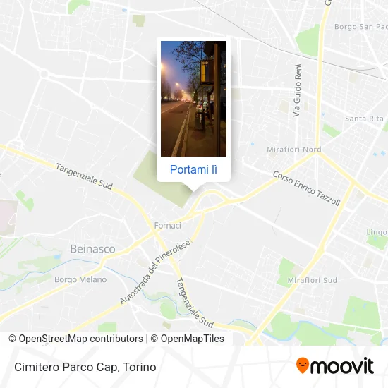 Mappa Cimitero Parco Cap