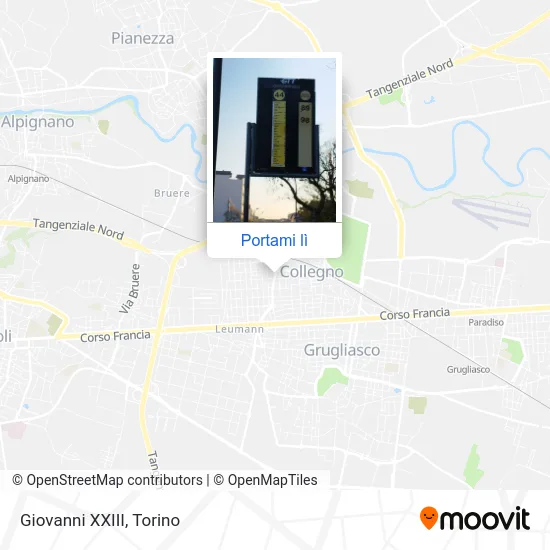 Mappa Giovanni XXIII