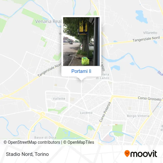Mappa Stadio Nord