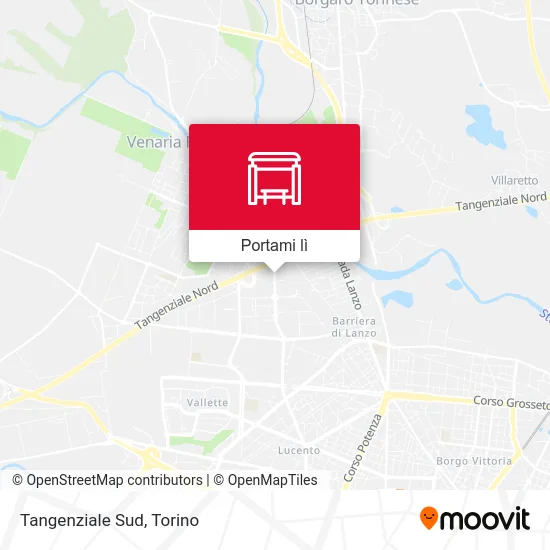 Mappa Tangenziale Sud