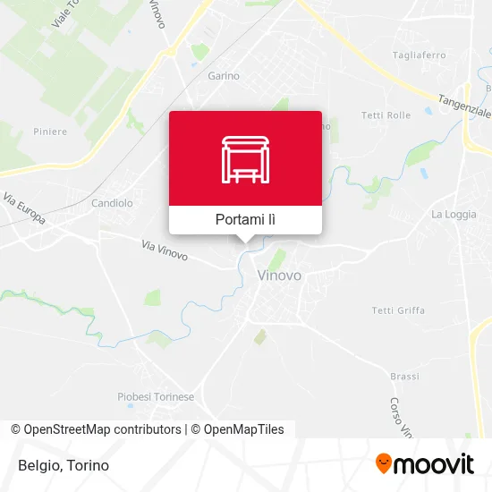 Mappa Belgio
